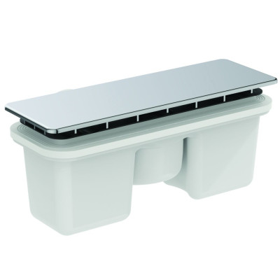 Ideal Standard Ultra Flat New sifonas dušo padėklui, su dekoratyviniu dangteliu, T4493, pasirenkama spalva