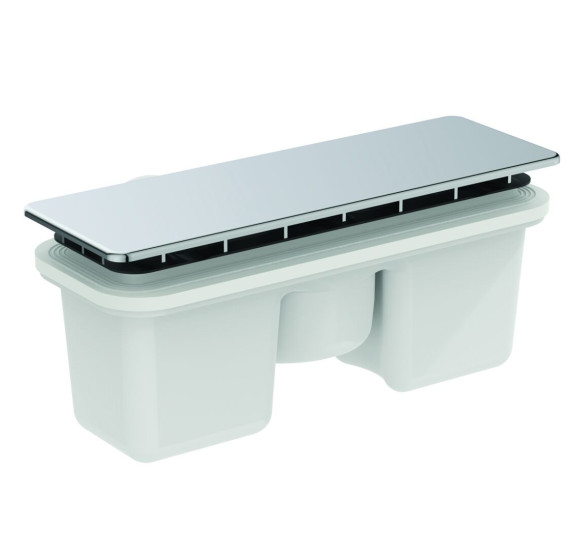 Ideal Standard Ultra Flat New sifonas dušo padėklui, su dekoratyviniu dangteliu, T5327, pasirenkama spalva