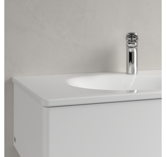 Villeroy & Boch Antao pakabinamas/montuojamas ant baldų praustuvas 80 cm, su skyle maišytuvui, ViFlow, pasirenkama spalva