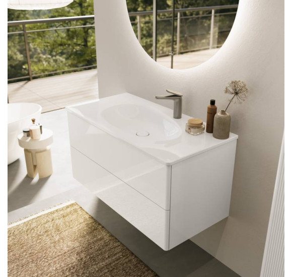 Villeroy & Boch Antao pakabinamas/montuojamas ant baldų praustuvas 100 cm, su skyle maišytuvui, pasirenkama spalva