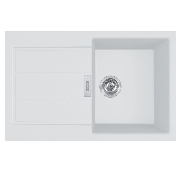 Franke S2D 611-78 tectonite plautuvė su užkemšamu ventiliu, pasirenkama spalva