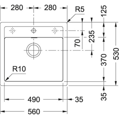 Franke SID 610 Tectonite plautuvė, užkemšamas ventilis, pasirenkama spalva