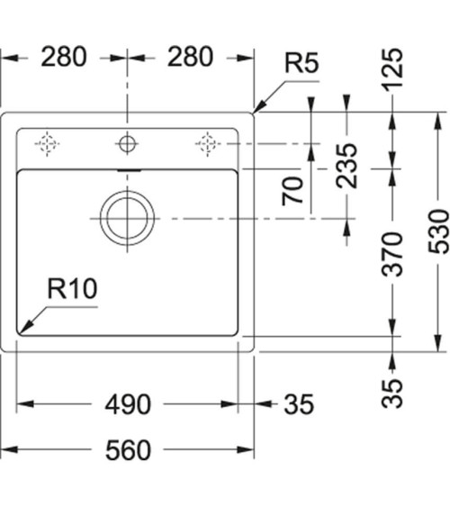 Franke SID 610 Tectonite plautuvė, užkemšamas ventilis, pasirenkama spalva