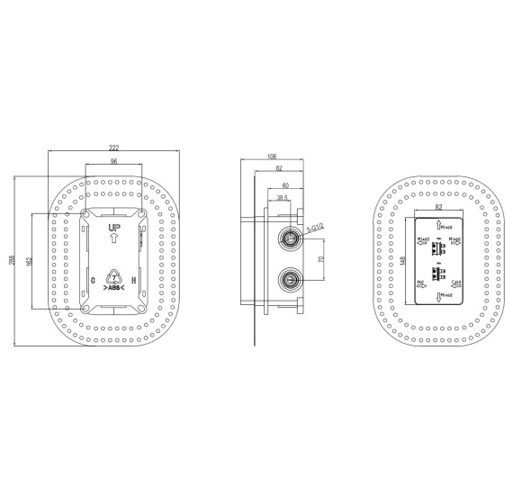 Villeroy & Boch potinkinė dėžutė termostatiniam maišytuvui Vi-Box