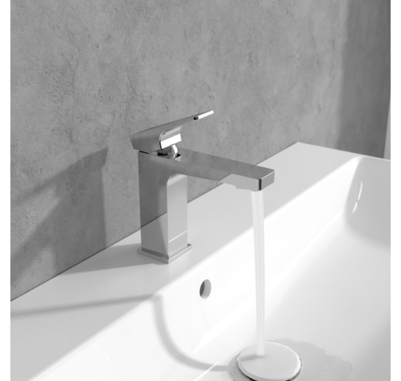 Villeroy & Boch Architectura Square maišytuvas praustuvui su dugno vožtuvu, pasirenkama spalva