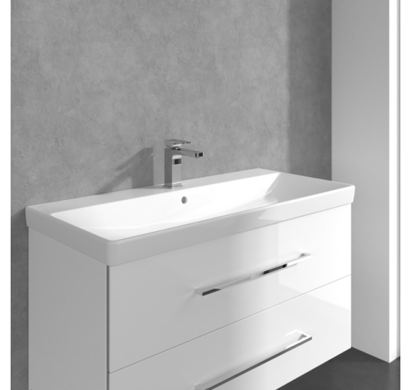 Villeroy & Boch Architectura Square maišytuvas praustuvui be dugno vožtuvo, pasirenkama spalva