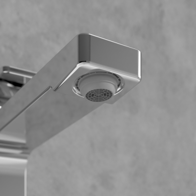 Villeroy & Boch Architectura Square Tall maišytuvas praustuvui su dugno vožtuvu, pasirenkama spalva