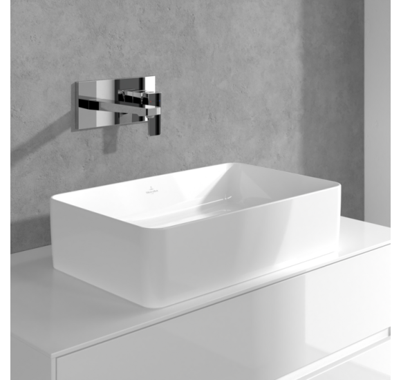 Villeroy & Boch Architectura Square potinkinis praustuvo maišytuvas su snapu, pasirenkama spalva