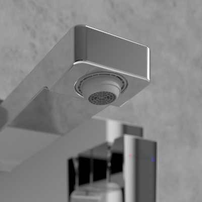 Villeroy & Boch Architectura Square potinkinis praustuvo maišytuvas su snapu, pasirenkama spalva