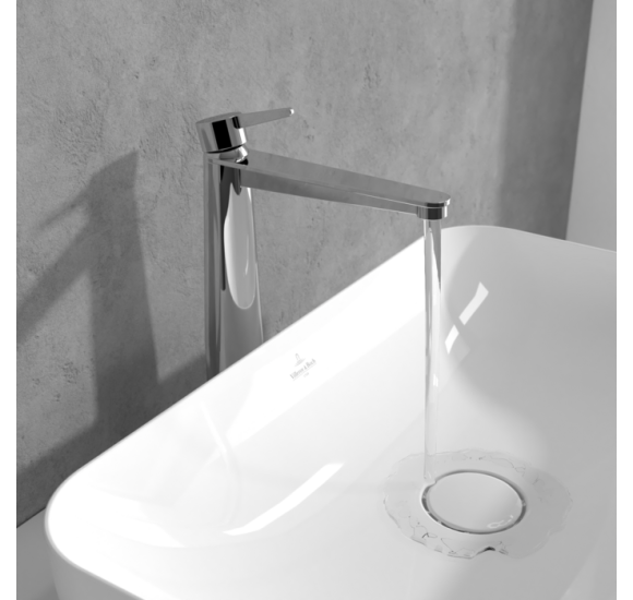 Villeroy & Boch Conum Tall maišytuvas praustuvui su dugno vožtuvu, pasirenkama spalva