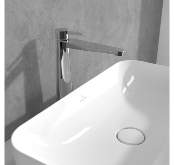 Villeroy & Boch Conum Tall maišytuvas praustuvui su dugno vožtuvu, pasirenkama spalva