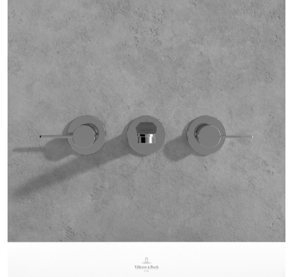 Villeroy & Boch Conum 3 dalių maišytuvas praustuvui, pasirenkama spalva