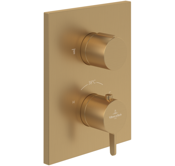 Villeroy & Boch Conum termostatinis 2 krypčių dušo/vonios maišytuvas, pasirenkama spalva