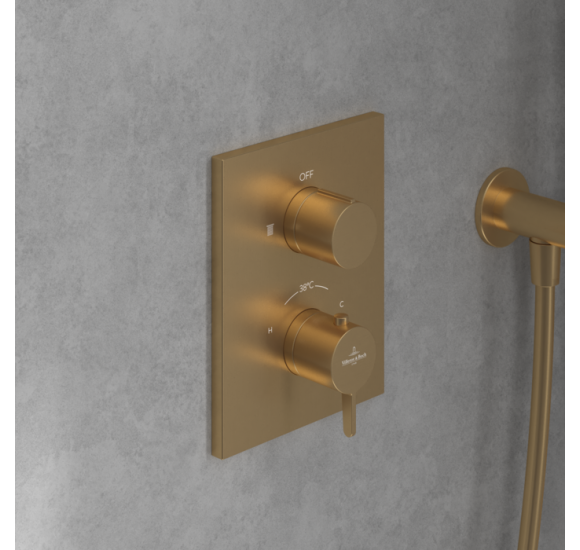 Villeroy & Boch Conum termostatinis 2 krypčių dušo/vonios maišytuvas, pasirenkama spalva