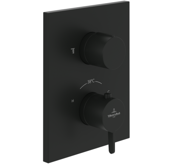 Villeroy & Boch Conum termostatinis 2 krypčių dušo/vonios maišytuvas, pasirenkama spalva