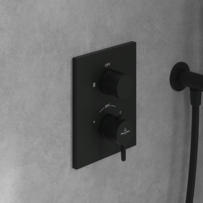 Villeroy & Boch Conum termostatinis 2 krypčių dušo/vonios maišytuvas, pasirenkama spalva