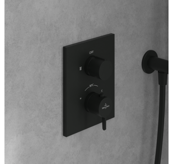 Villeroy & Boch Conum termostatinis 2 krypčių dušo/vonios maišytuvas, pasirenkama spalva