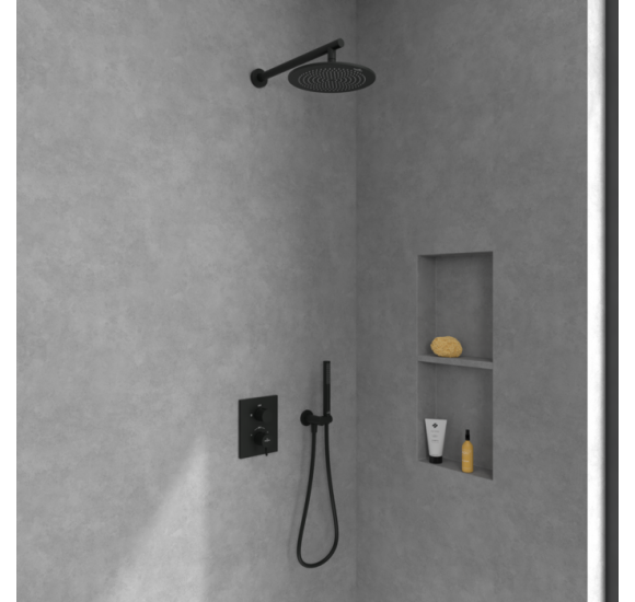 Villeroy & Boch Conum termostatinis 2 krypčių dušo/vonios maišytuvas, pasirenkama spalva