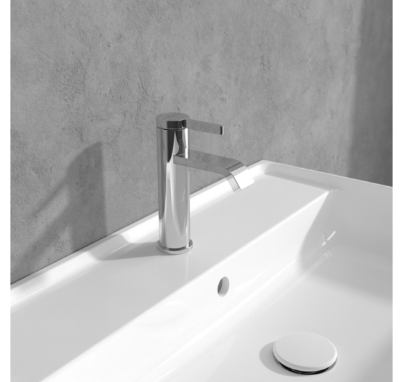 Villeroy & Boch Dawn maišytuvas praustuvui, su lenktu snapeliu, be dugno vožtuvo, pasirenkama spalva