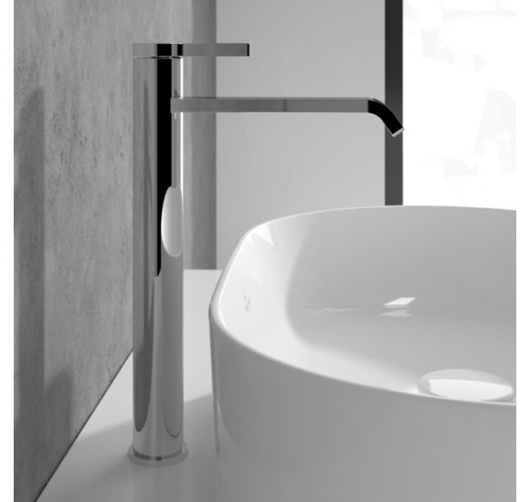 Villeroy & Boch Dawn Tall maišytuvas praustuvui, su lenktu snapeliu, be dugno vožtuvo, pasirenkama spalva