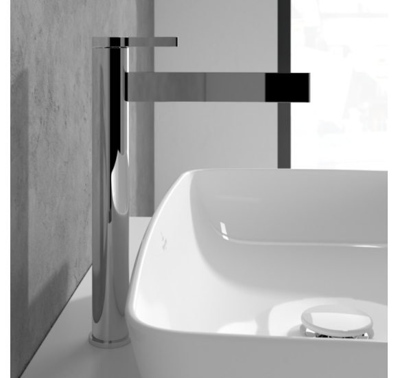 Villeroy & Boch Dawn Tall maišytuvas praustuvui be dugno vožtuvo, pasirenkama spalva