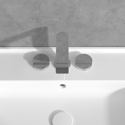 Villeroy & Boch Dawn 3 dalių maišytuvas praustuvui be dugno vožtuvo, pasirenkama spalva