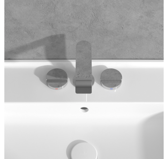 Villeroy & Boch Dawn 3 dalių maišytuvas praustuvui be dugno vožtuvo, pasirenkama spalva