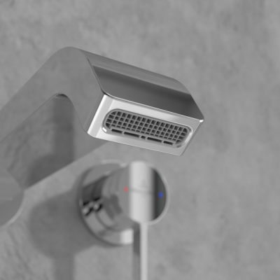 Villeroy & Boch Dawn 2 dalių potinkinis maišytuvas praustuvui su lenktu snapu, be dugno vožtuvo, pasirenkama spalva