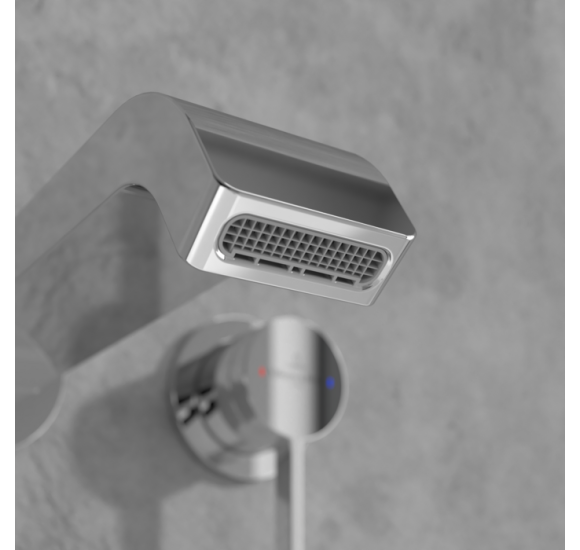 Villeroy & Boch Dawn 2 dalių potinkinis maišytuvas praustuvui su lenktu snapu, be dugno vožtuvo, pasirenkama spalva