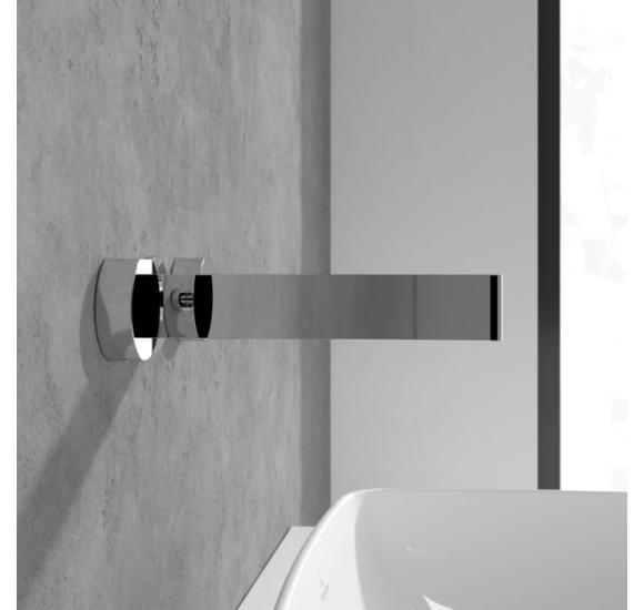 Villeroy & Boch Dawn 3 dalių potinkinis maišytuvas praustuvui be dugno vožtuvo, pasirenkama spalva