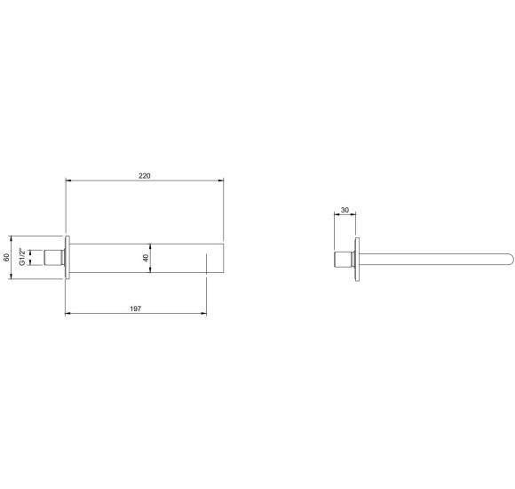 Villeroy & Boch Dawn vonios pripildymo snapas, pasirenkama spalva