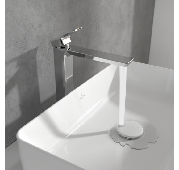 Villeroy & Boch Subway 3.0 Tall maišytuvas praustuvui be dugno vožtuvo, pasirenkama spalva