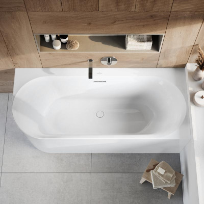 Villeroy & Boch vonia Loop & Friends 170x75 cm, dešininė, pasirenkama spalva