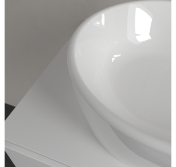 Villeroy & Boch Architectura ant stalviršio pastatomas praustuvas 60 cm, su persipylimu