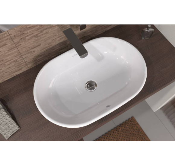 Villeroy & Boch Architectura ant stalviršio pastatomas praustuvas 60 cm, su persipylimu