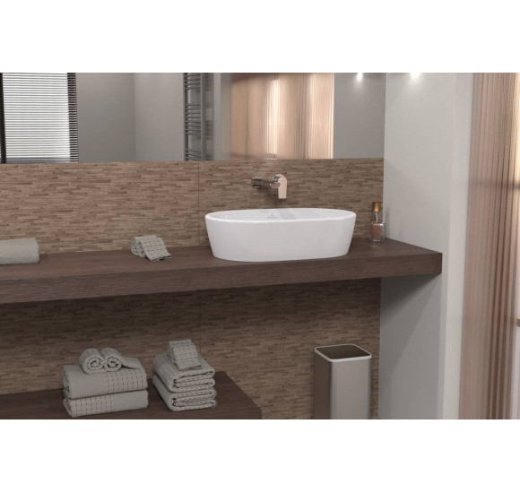 Villeroy & Boch Architectura ant stalviršio pastatomas praustuvas 60 cm, su persipylimu