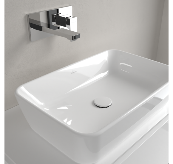 Villeroy & Boch Architectura ant stalviršio pastatomas stačiakampis praustuvas, 60 cm, su persipylimu