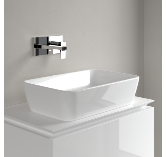 Villeroy & Boch Architectura ant stalviršio pastatomas stačiakampis praustuvas, 60 cm, su persipylimu