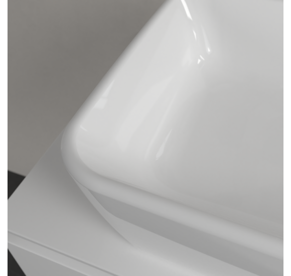 Villeroy & Boch Architectura ant stalviršio pastatomas stačiakampis praustuvas, 60 cm, su persipylimu