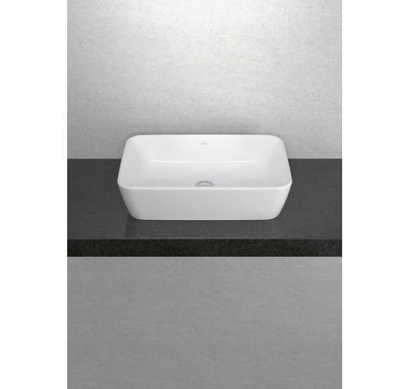 Villeroy & Boch Architectura ant stalviršio pastatomas stačiakampis praustuvas, 60 cm, su persipylimu