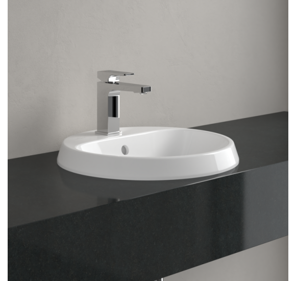 Villeroy & Boch Architectura įleidžiamas praustuvas, 45 cm, su persipylimu
