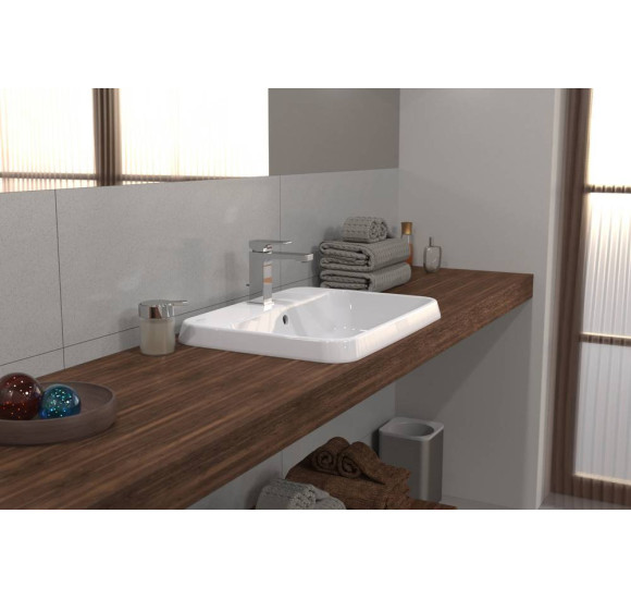 Villeroy & Boch Architectura stačiakampis įleidžiamas praustuvas, 60 cm, su persipylimu