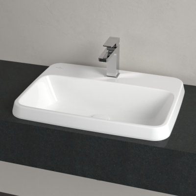 Villeroy & Boch Architectura stačiakampis įleidžiamas praustuvas, 60 cm, be persipylimo