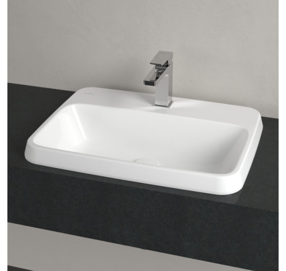 Villeroy & Boch Architectura stačiakampis įleidžiamas praustuvas, 60 cm, be persipylimo
