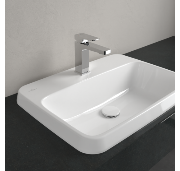 Villeroy & Boch Architectura stačiakampis įleidžiamas praustuvas, 60 cm, be persipylimo