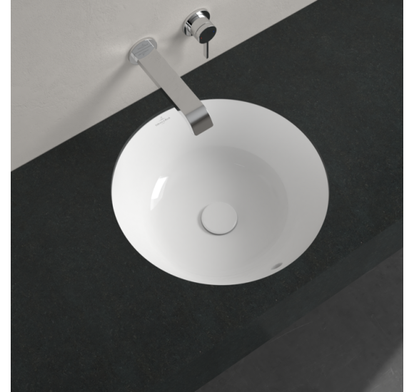 Villeroy & Boch Architectura po stalviršiu montuojamas praustuvas, 40 cm, su persipylimu