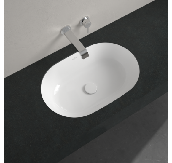 Villeroy & Boch Architectura po stalviršiu montuojamas praustuvas, 57 cm, be persipylimo