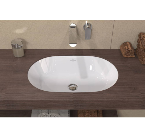 Villeroy & Boch Architectura po stalviršiu montuojamas praustuvas, 57 cm, be persipylimo