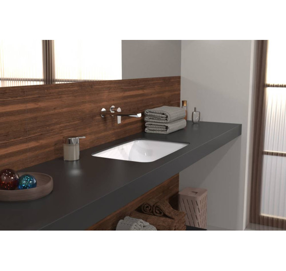 Villeroy & Boch Architectura po stalviršiu montuojamas stačiakampis praustuvas, 57 cm, su persipylimu