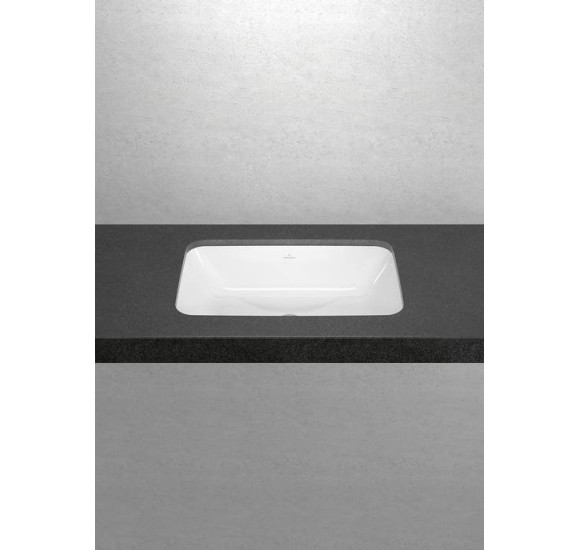 Villeroy & Boch Architectura po stalviršiu montuojamas stačiakampis praustuvas, 57 cm, be persipylimo